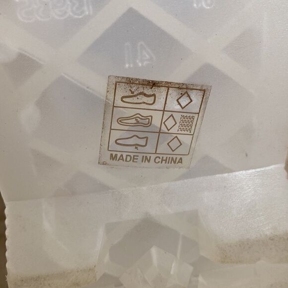 Shein Platform Boots Minimalist Blush Pink Faux Leather - Picture 15 of 15